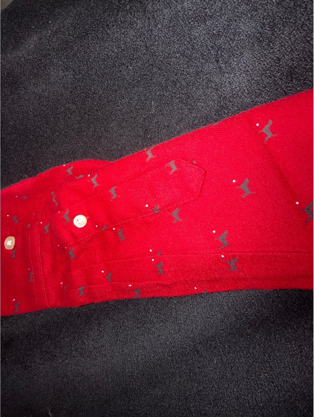 Chaps Red Multi Patterned Button-Down Shirt XXL - Picture 6 of 7